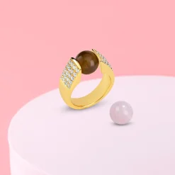 Hot Melano Jewelry Melano Cateye Sparkling Eyes Ring Set |