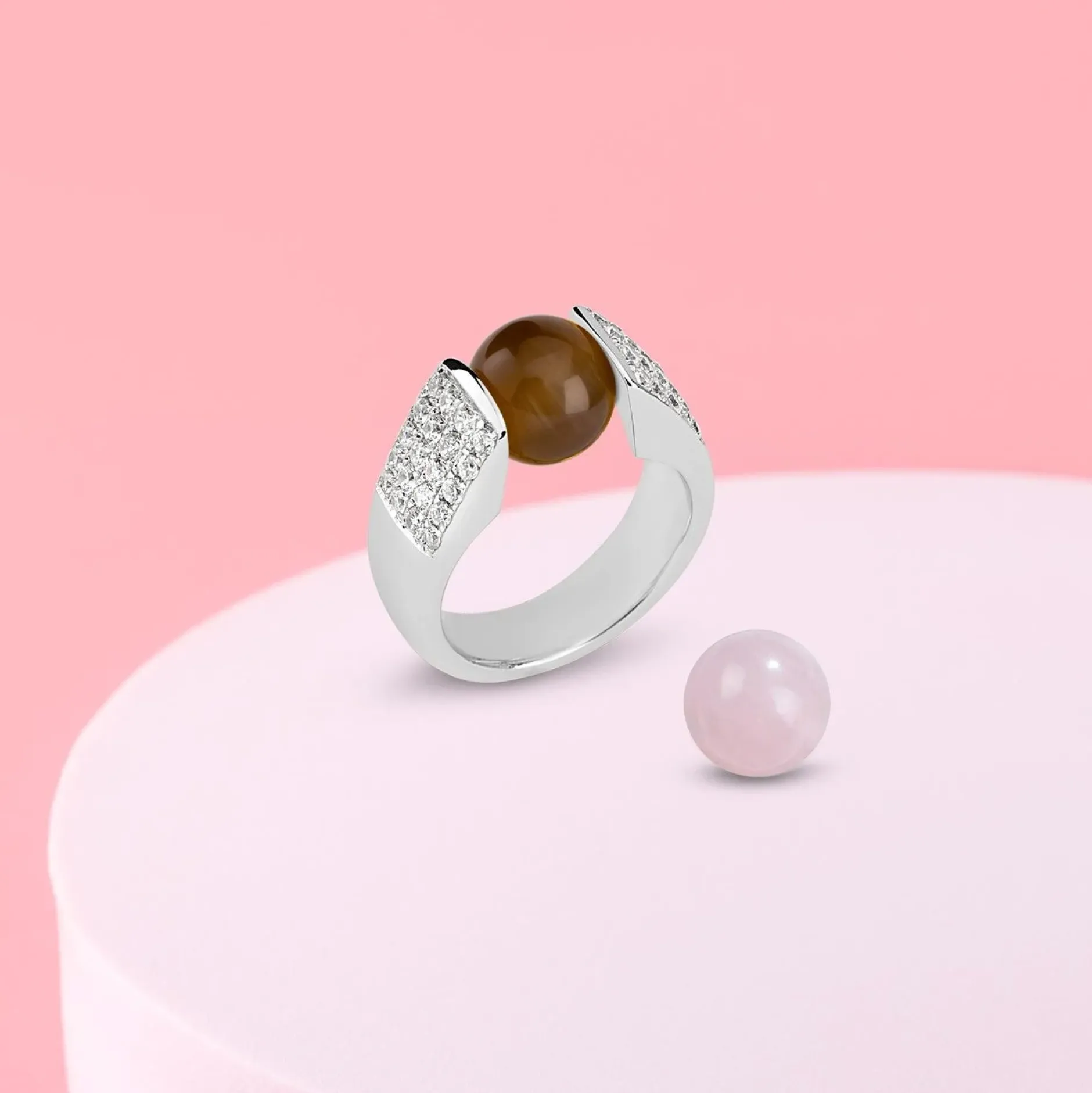 Hot Melano Jewelry Melano Cateye Sparkling Eyes Ring Set |