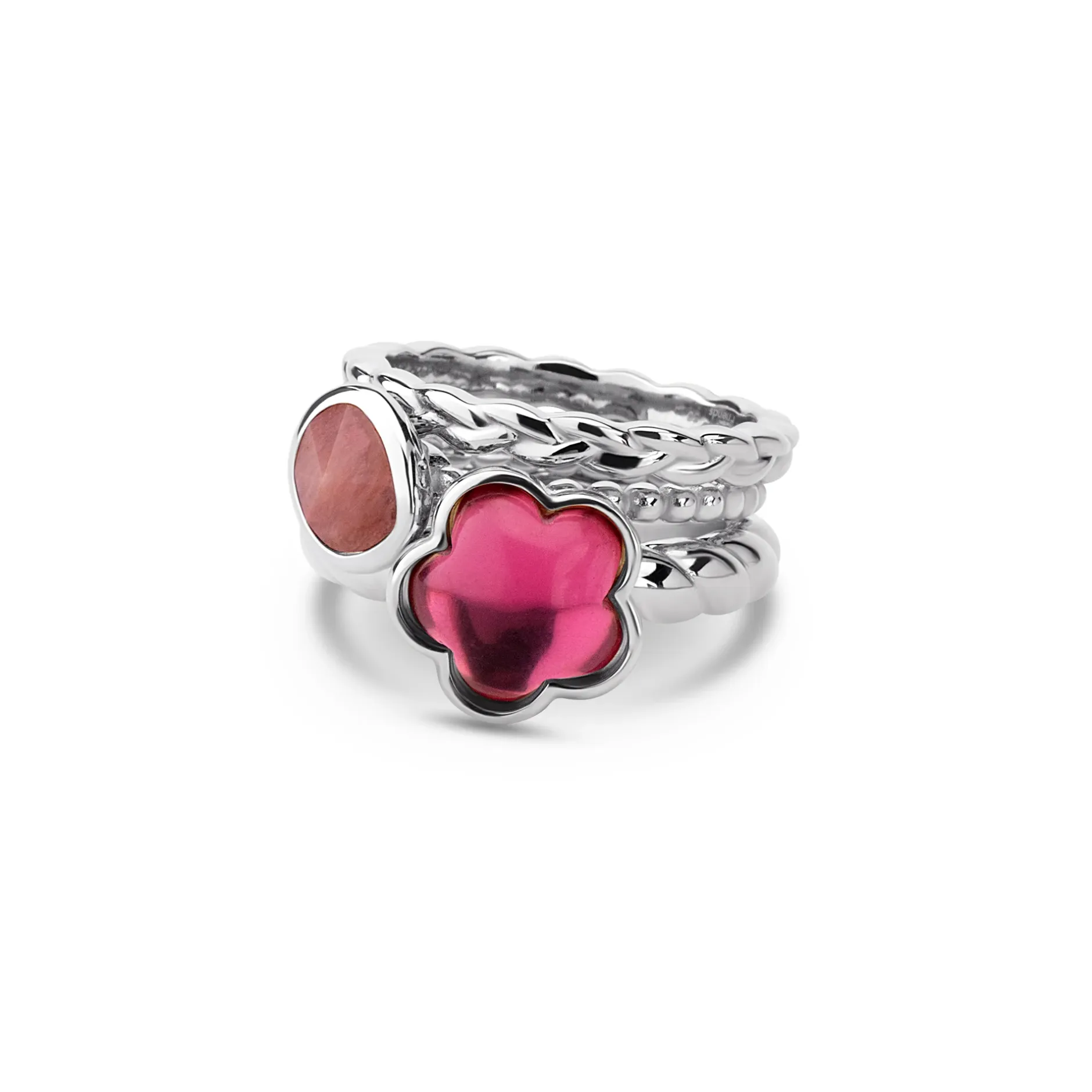 Fashion Melano Jewelry Melano Friends & Twisted Basket Bloom Ringen Set
