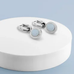 Best Melano Jewelry Melano Friends & Vivid Aqua Glow Oorbellen Set