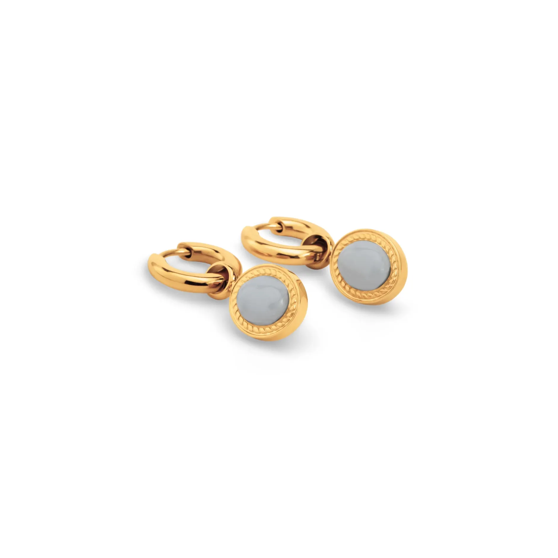 Best Melano Jewelry Melano Friends & Vivid Aqua Glow Oorbellen Set