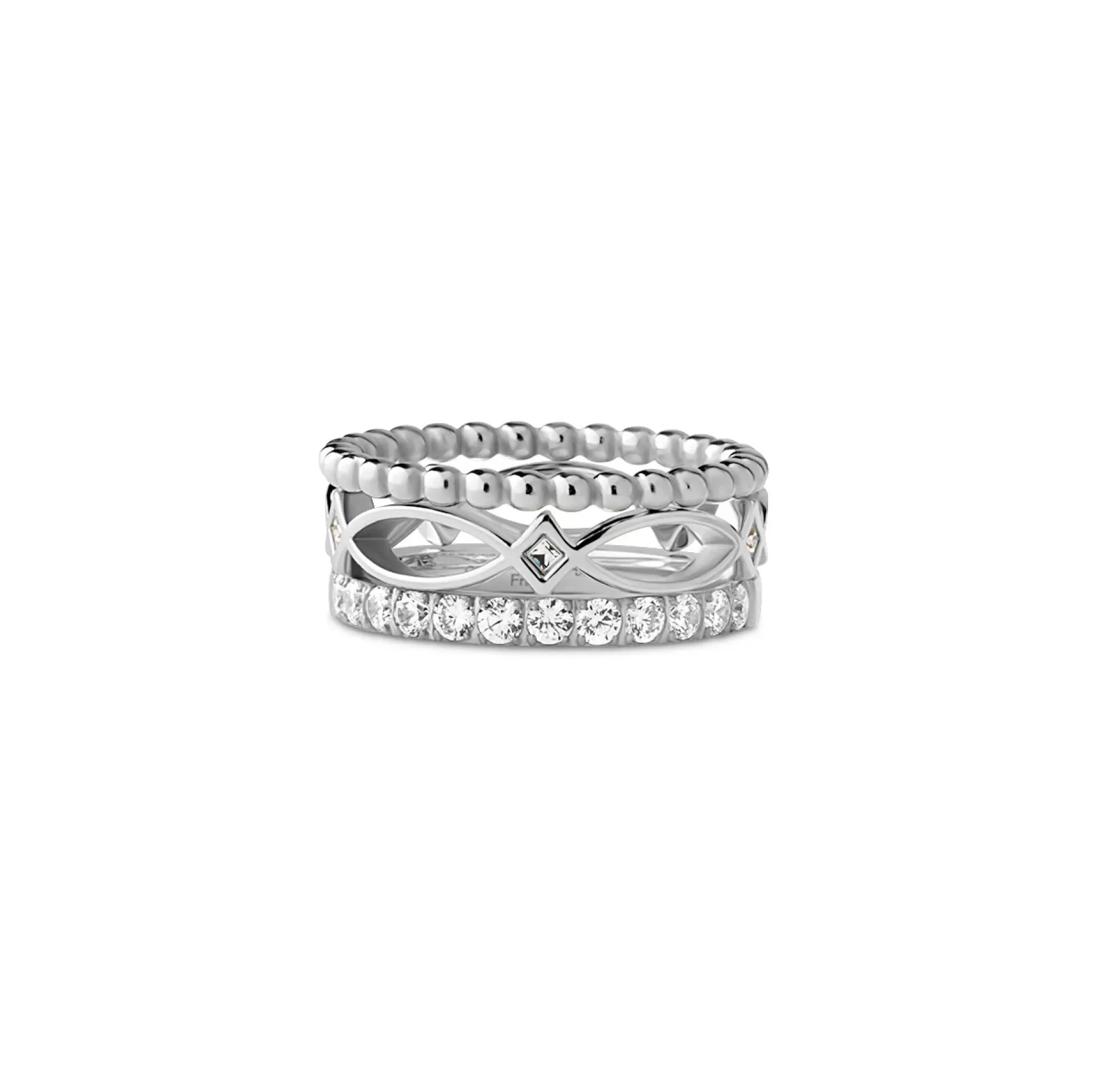 Online Melano Jewelry Melano Friends Frosty Glam Ringen Set