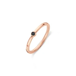 New Melano Jewelry Melano Friends Mini CZ Ring Black
