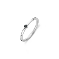 New Melano Jewelry Melano Friends Mini CZ Ring Black