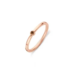 Discount Melano Jewelry Melano Friends Mini CZ Ring Smoked Topaz