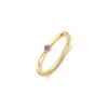 Fashion Melano Jewelry Melano Friends Mini CZ Ring Tanzanite