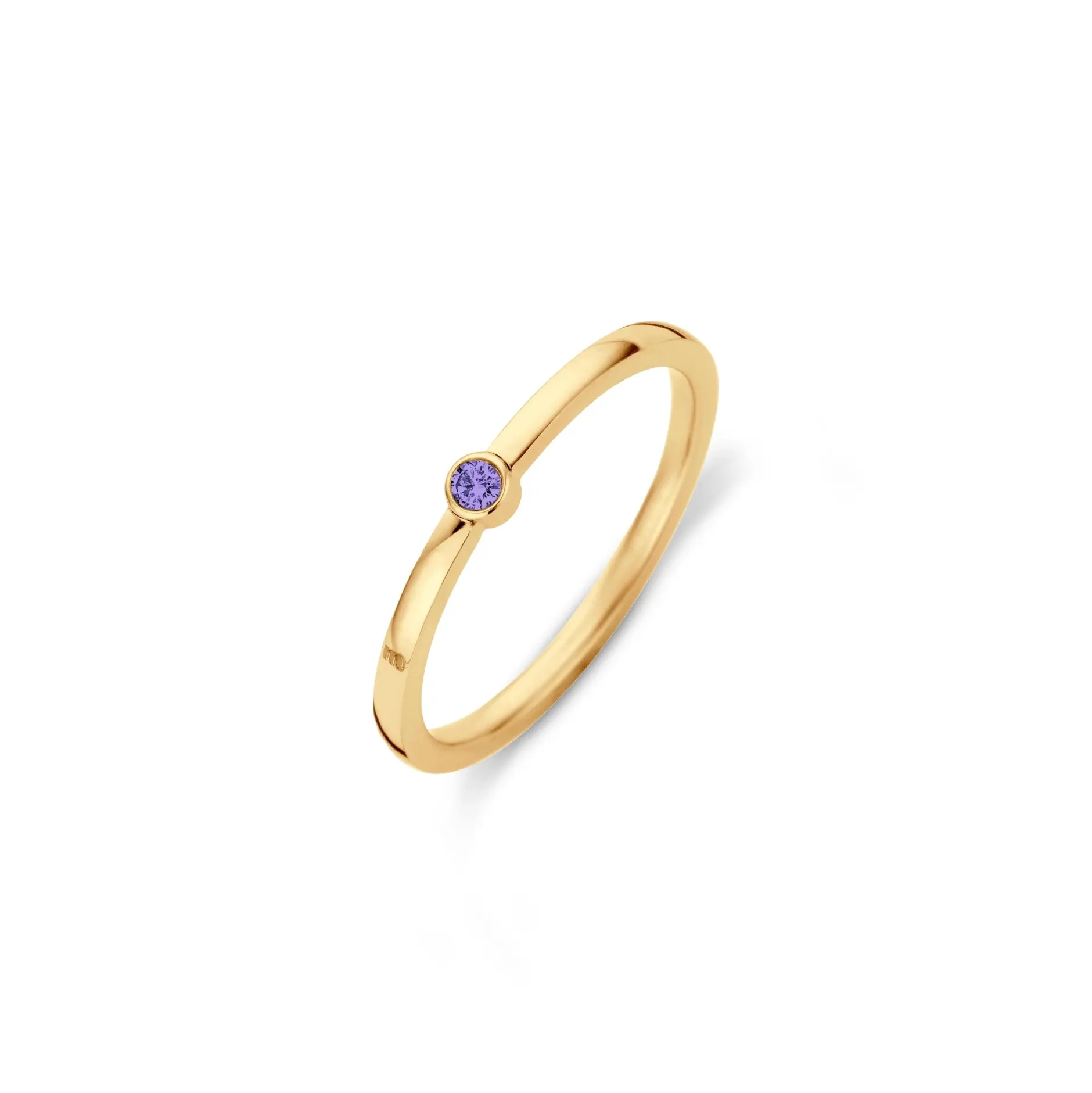Fashion Melano Jewelry Melano Friends Mini CZ Ring Tanzanite