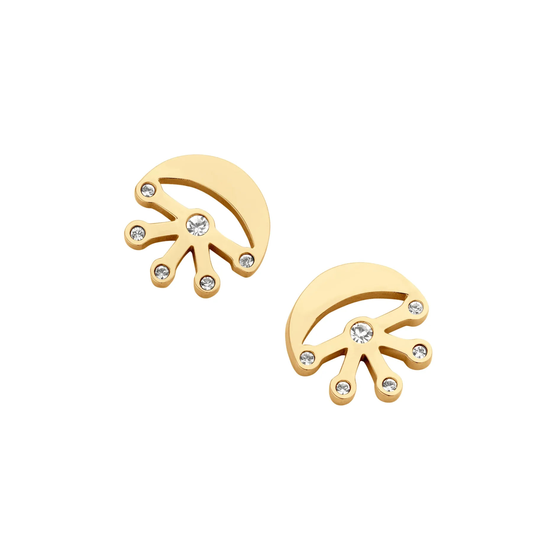 Outlet Melano Jewelry Melano Friends Moon And Stars Oorbellen