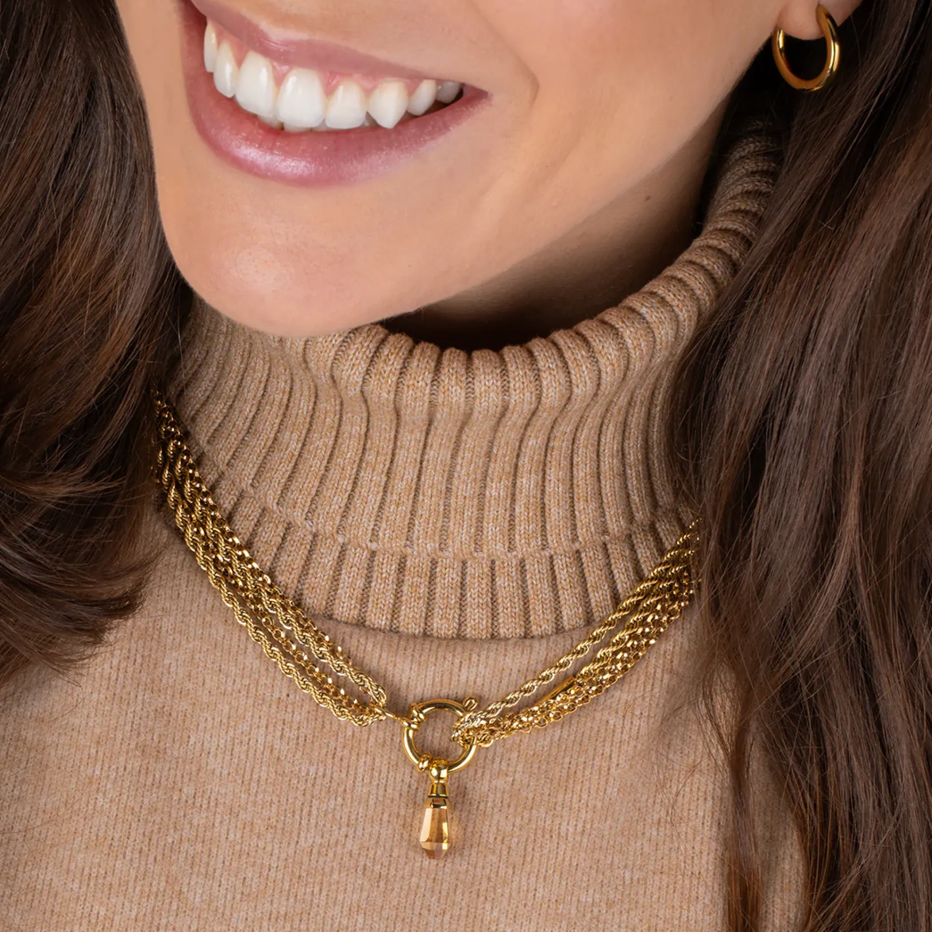 New Melano Jewelry Melano Friends Olivia Ketting (inclusief Twisted hanger)