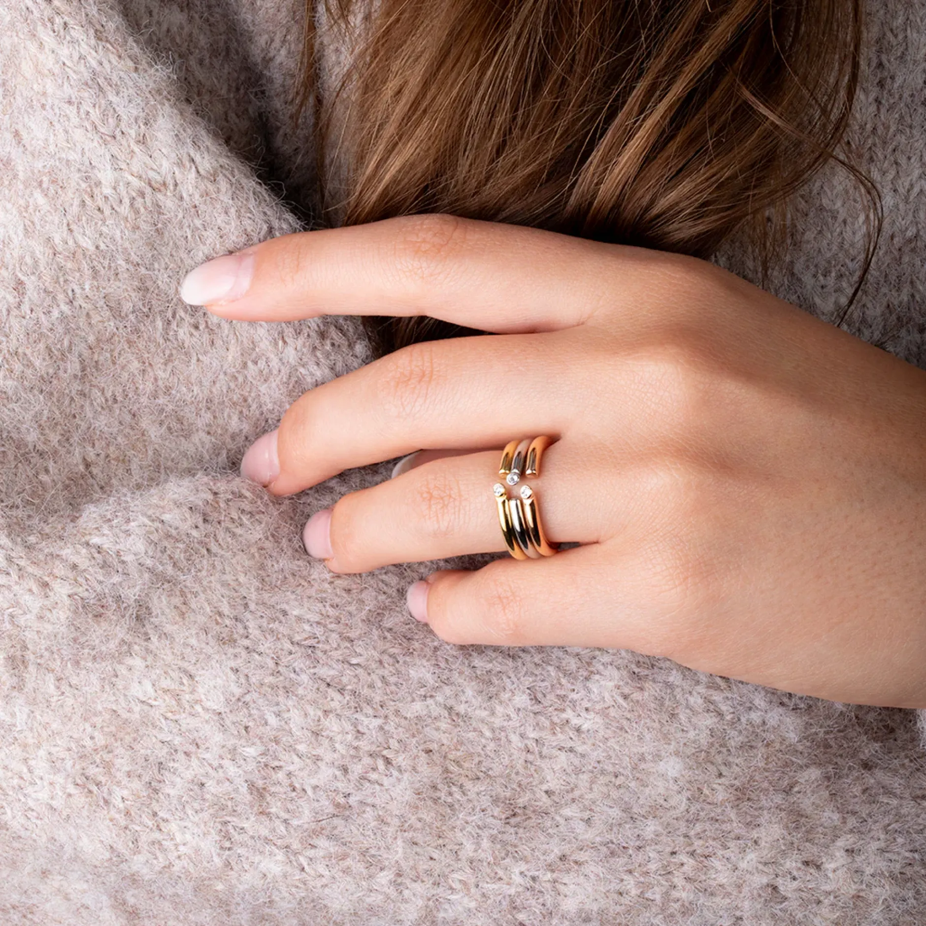 Fashion Melano Jewelry Melano Friends Perfect Match Ringen Set