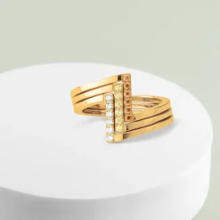 Fashion Melano Jewelry Melano Friends Shining Nature Ringen Set