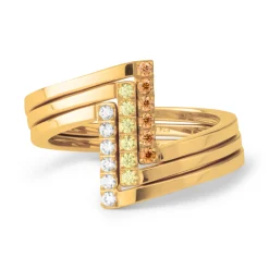 Fashion Melano Jewelry Melano Friends Shining Nature Ringen Set