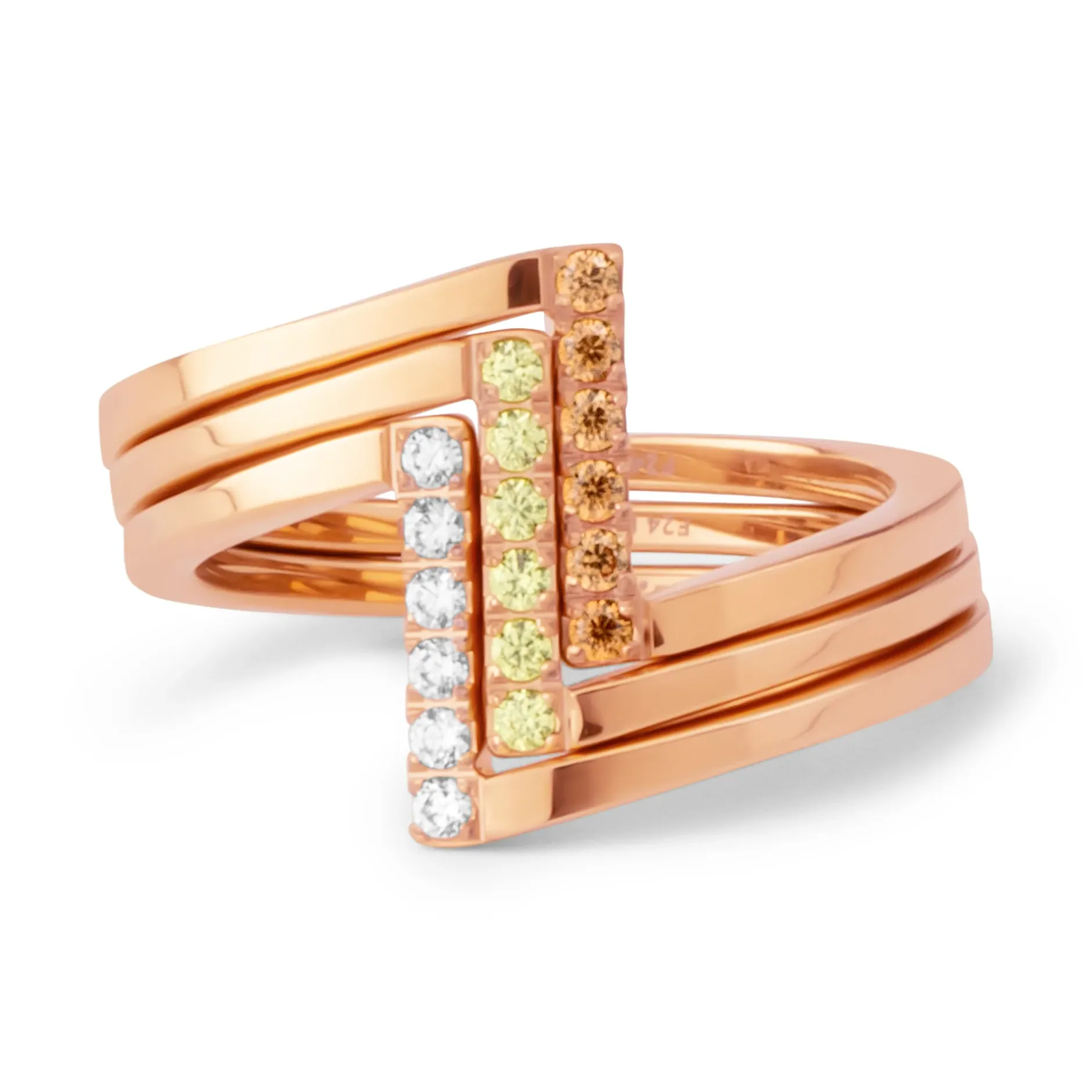 Fashion Melano Jewelry Melano Friends Shining Nature Ringen Set