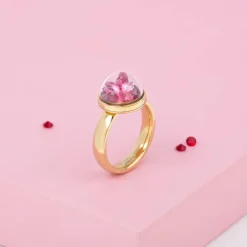 Clearance Melano Jewelry Melano Globe Birthstones Ring Set Goudkleurig