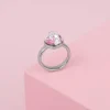 Outlet Melano Jewelry Melano Globe Ring Set Zilverkleurig