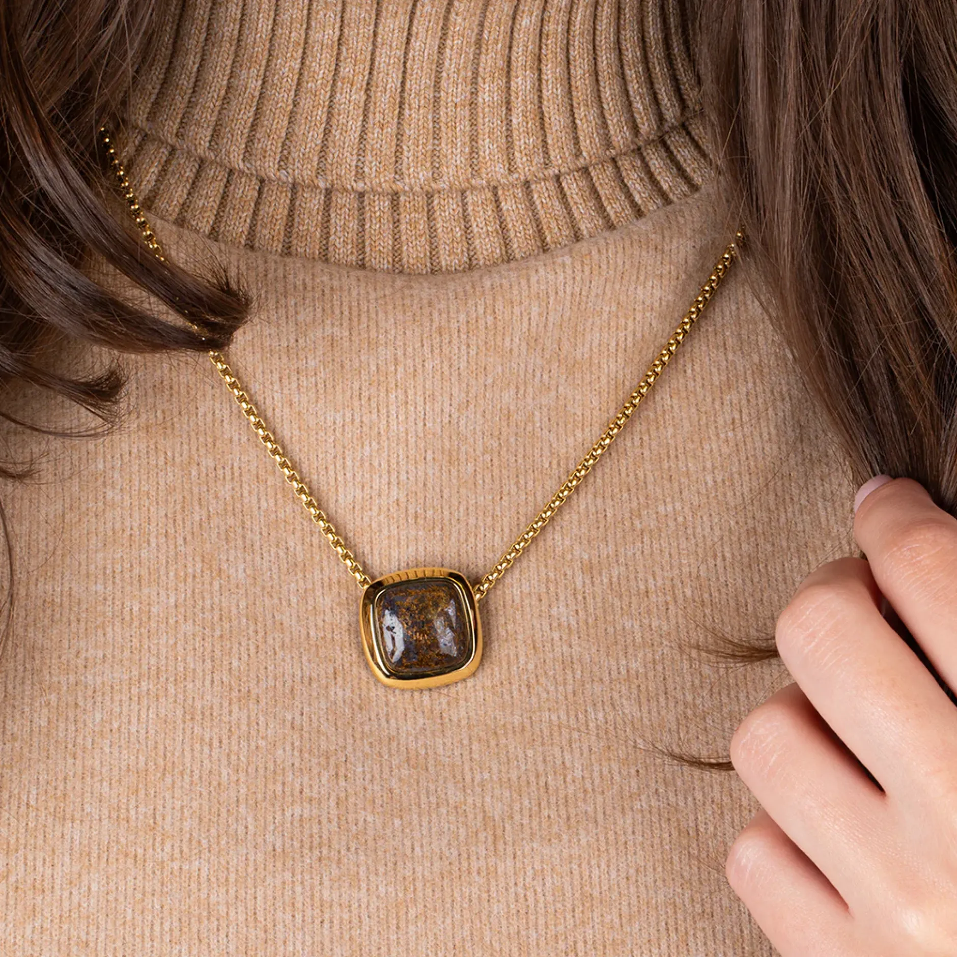 New Melano Jewelry Melano Kosmic Gem Square Steen