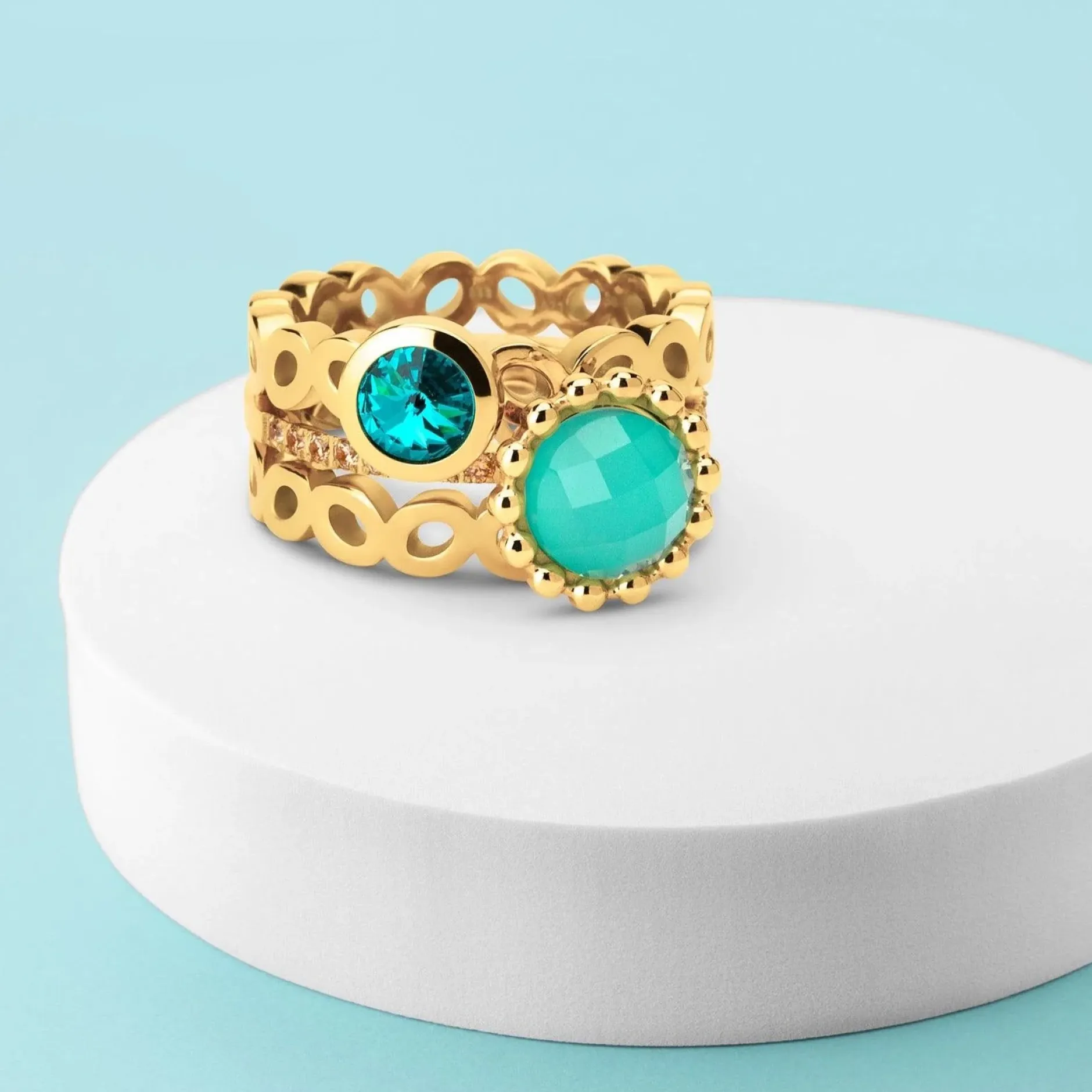 Online Melano Jewelry Melano Twisted & Friends Fresh Flowers Ringen Set