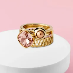 Discount Melano Jewelry Melano Twisted & Friends Polar Pearl Ringen Set