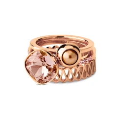 Discount Melano Jewelry Melano Twisted & Friends Polar Pearl Ringen Set