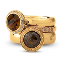 Best Melano Jewelry Melano Twisted & Vivid & Friends Golden Gallery Ringen Set