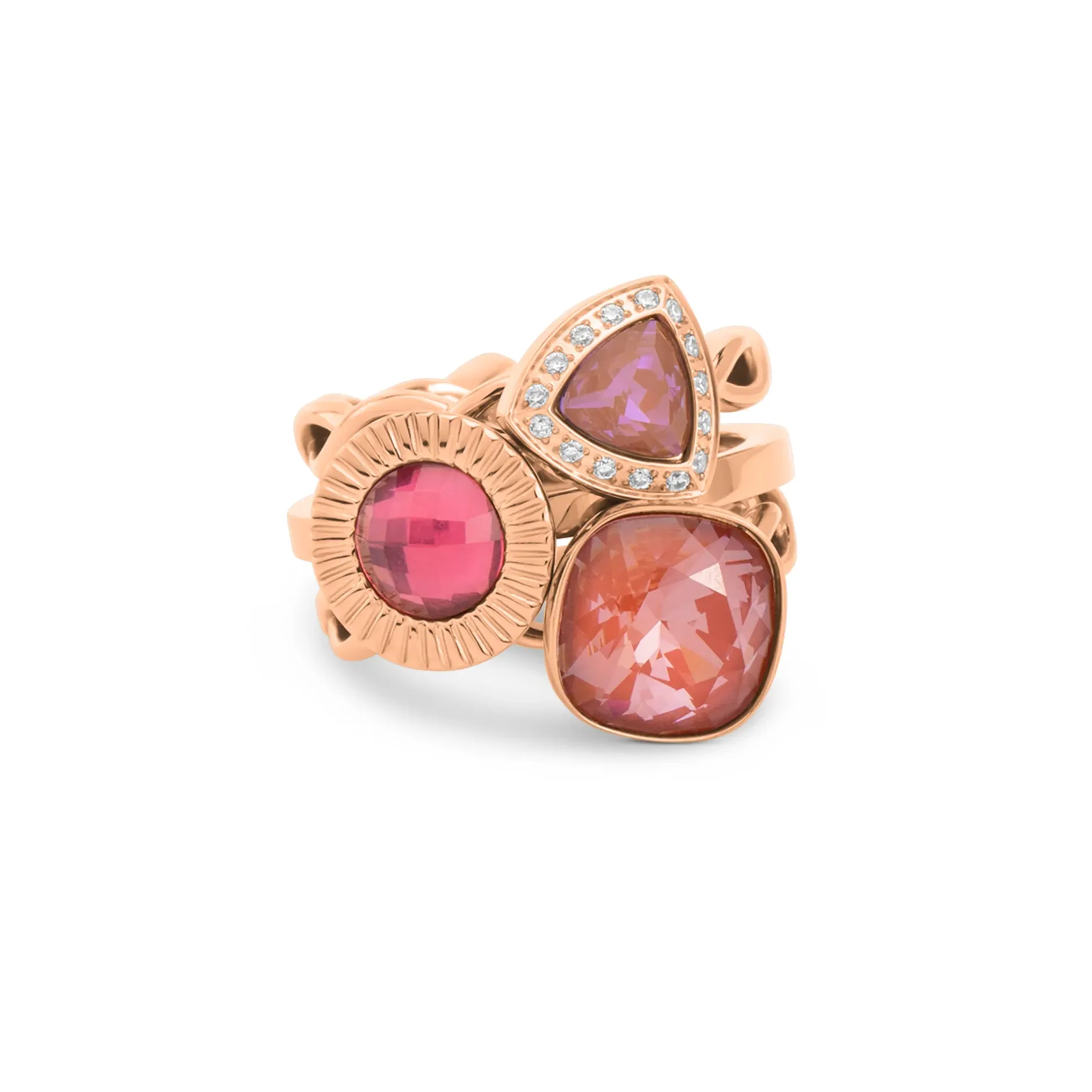 Online Melano Jewelry Melano Twisted & Vivid Starlit Sprint Ringen Set