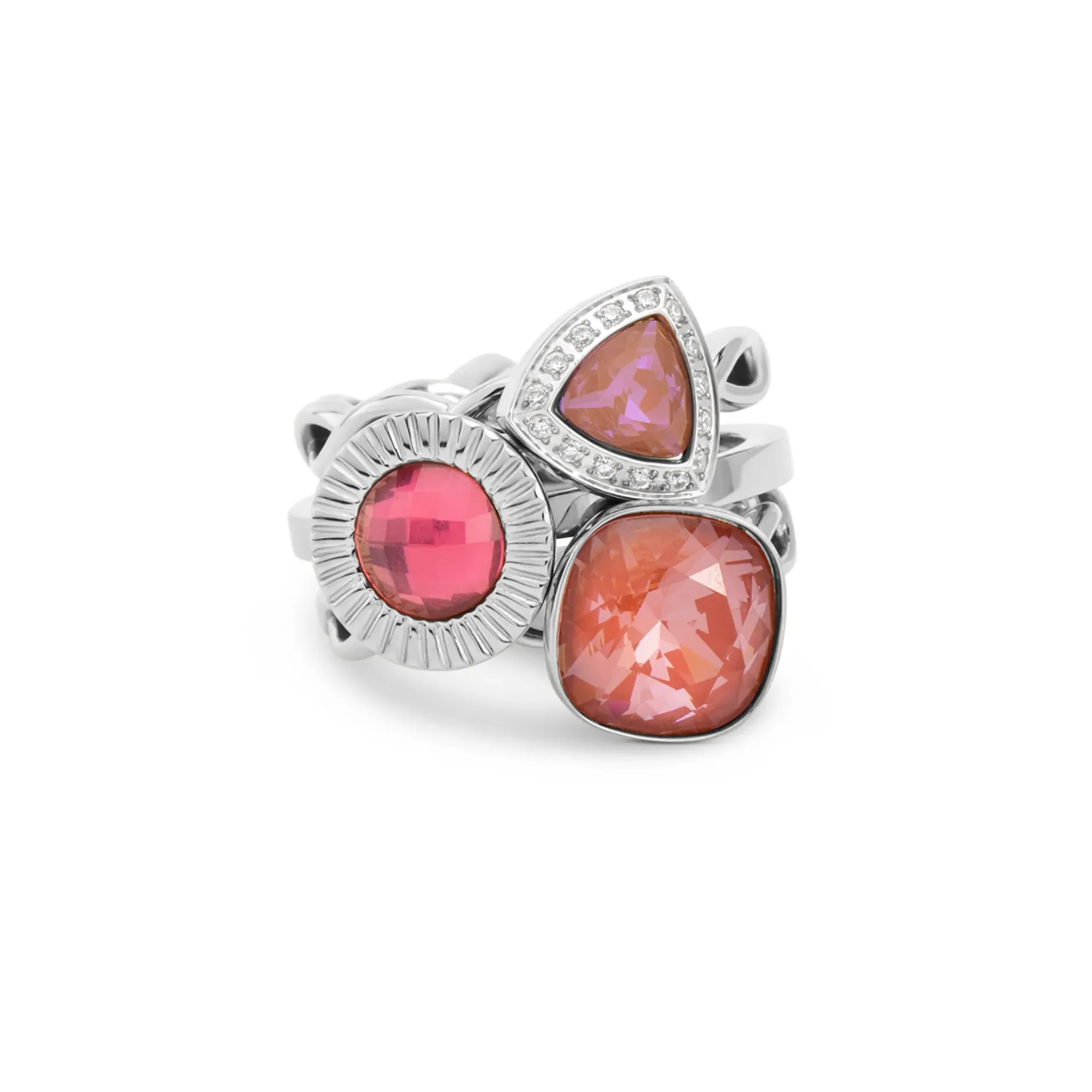 Online Melano Jewelry Melano Twisted & Vivid Starlit Sprint Ringen Set