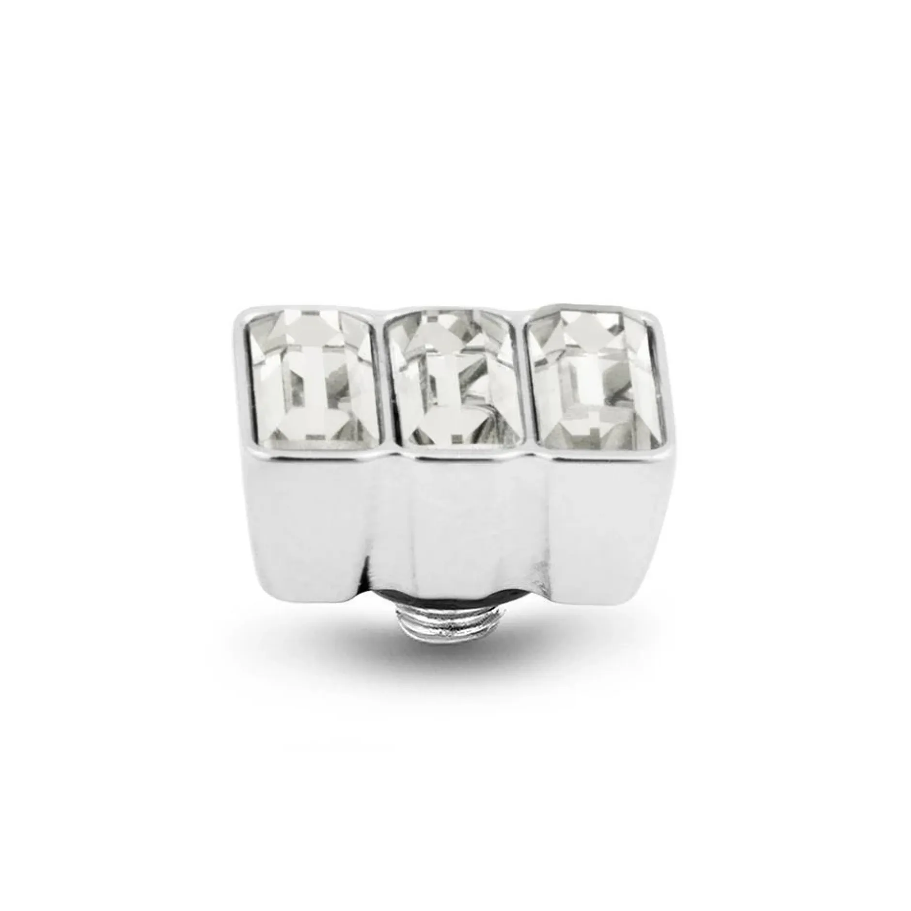 Discount Melano Jewelry Melano Twisted Baguette Steentje