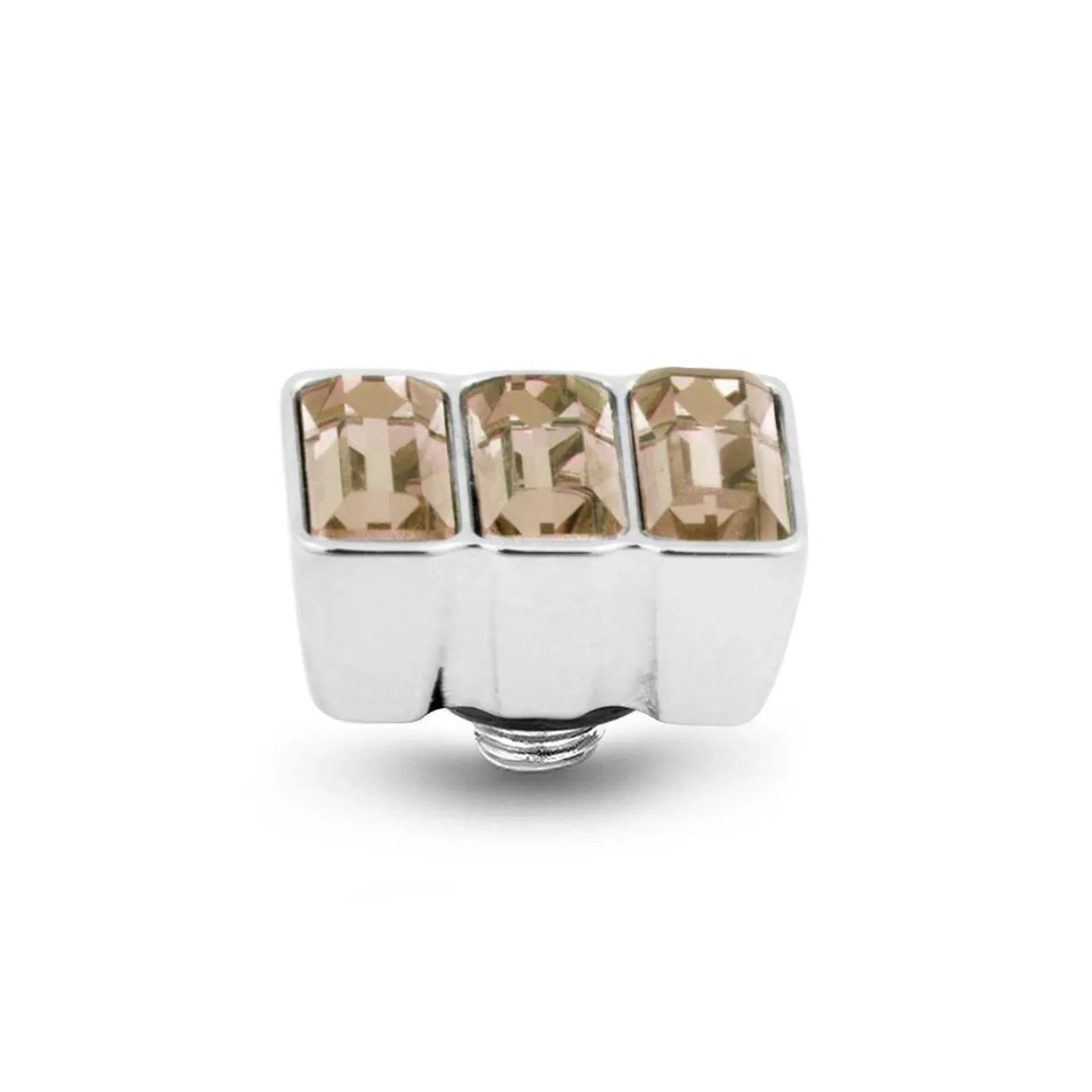 Discount Melano Jewelry Melano Twisted Baguette Steentje