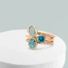 New Melano Jewelry Melano Twisted Beachy Glow Ringen Set