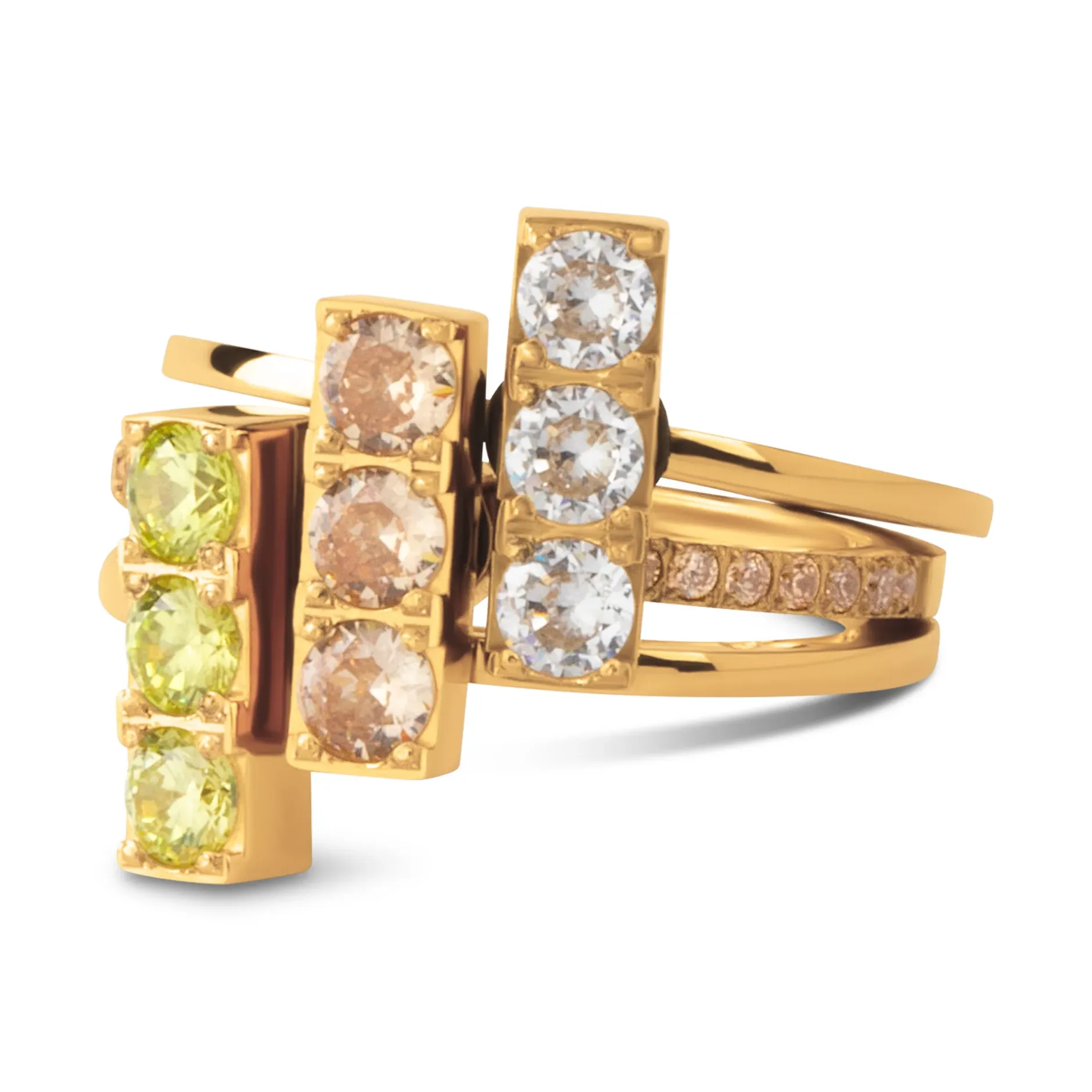 Best Melano Jewelry Melano Twisted Bloomy Sparkle Ringen Set