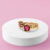 Hot Melano Jewelry Melano Twisted Coral Blooms Ringen Set