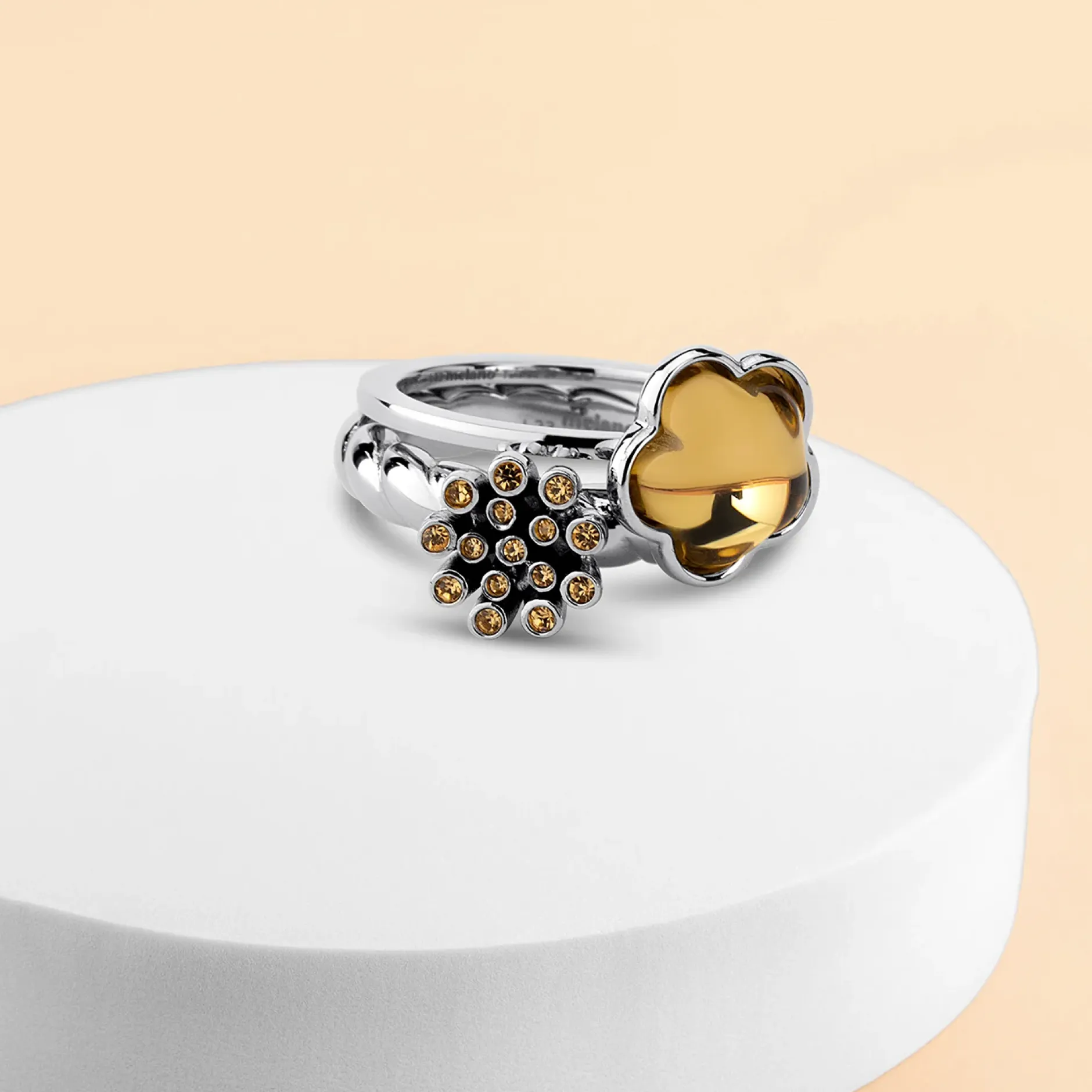 Online Melano Jewelry Melano Twisted Coral Cabana Ringen Set