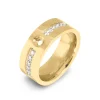 Best Melano Jewelry Melano Twisted Flat Basic CZ Ring