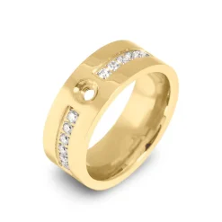 Best Melano Jewelry Melano Twisted Flat Basic CZ Ring
