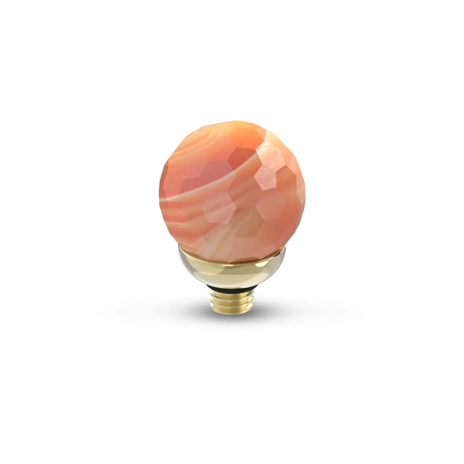 Clearance Melano Jewelry Melano Twisted Gemstone Facet Ball Steentje