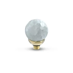 Clearance Melano Jewelry Melano Twisted Gemstone Facet Ball Steentje