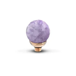 Clearance Melano Jewelry Melano Twisted Gemstone Facet Ball Steentje