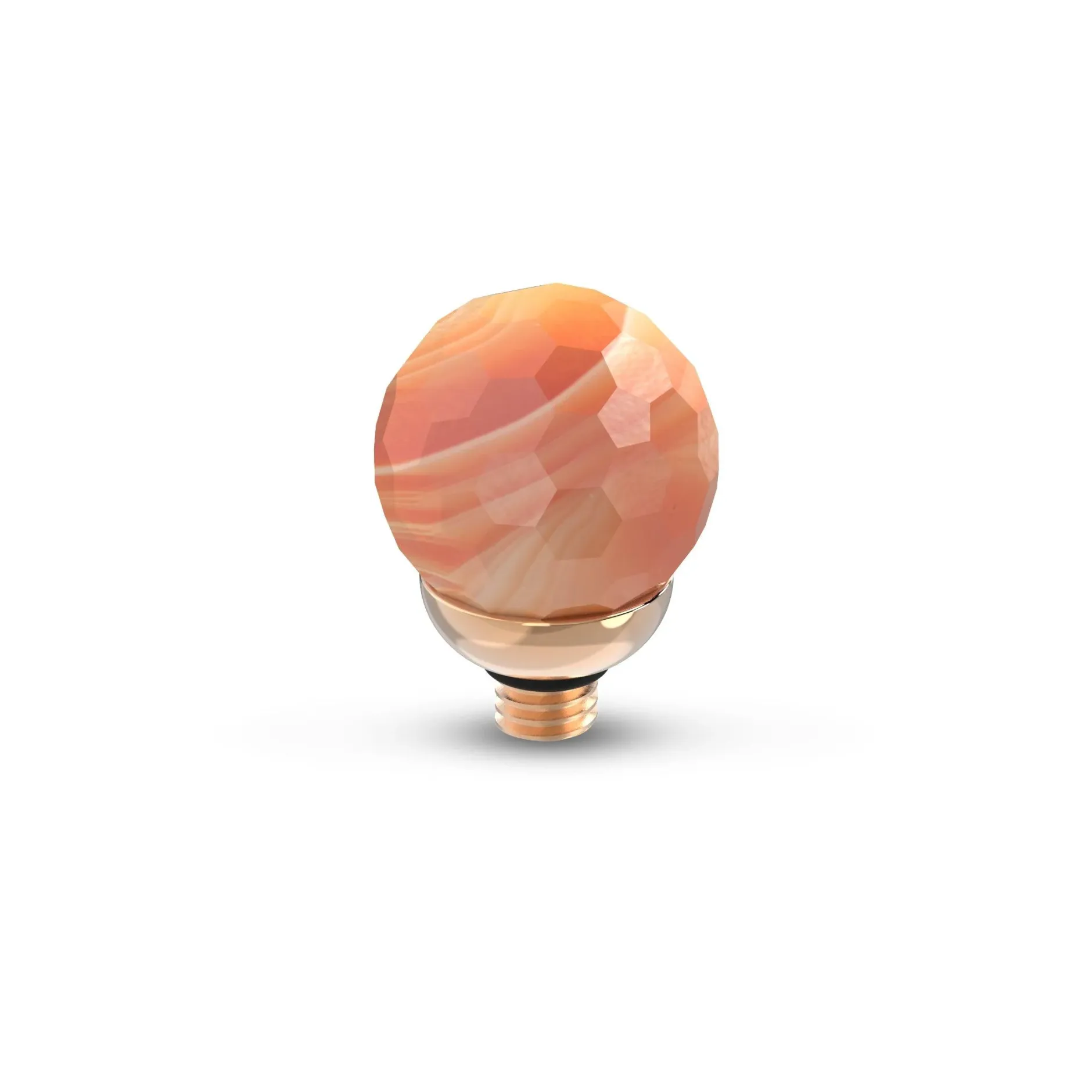 Clearance Melano Jewelry Melano Twisted Gemstone Facet Ball Steentje