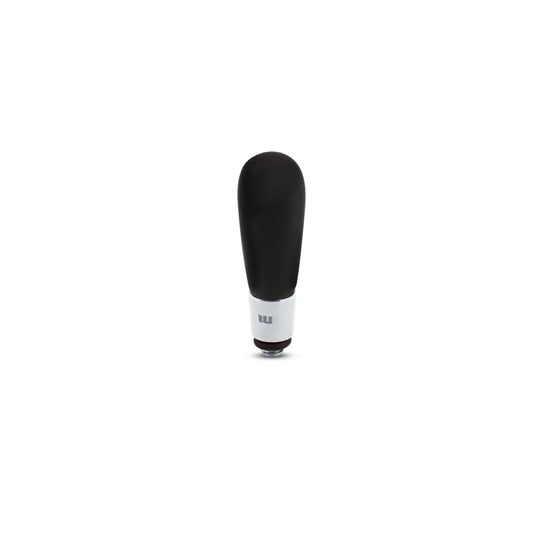 Outlet Melano Jewelry Melano Twisted Glass Drop Steentje Black