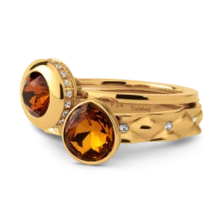 Clearance Melano Jewelry Melano Twisted Hot Cocoa Ringen Set