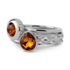 Clearance Melano Jewelry Melano Twisted Hot Cocoa Ringen Set