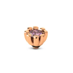 Hot Melano Jewelry Melano Twisted Huggie Steentje