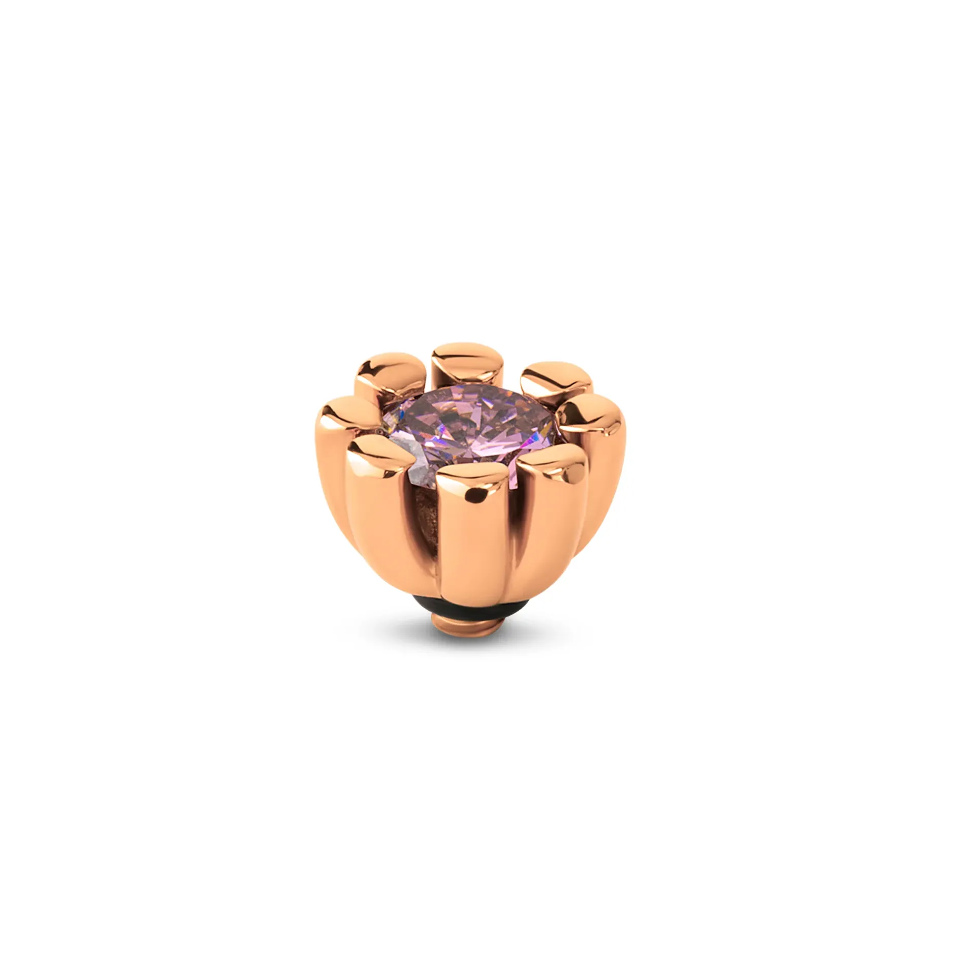 Hot Melano Jewelry Melano Twisted Huggie Steentje
