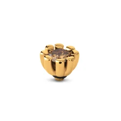 Hot Melano Jewelry Melano Twisted Huggie Steentje