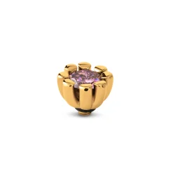 Hot Melano Jewelry Melano Twisted Huggie Steentje