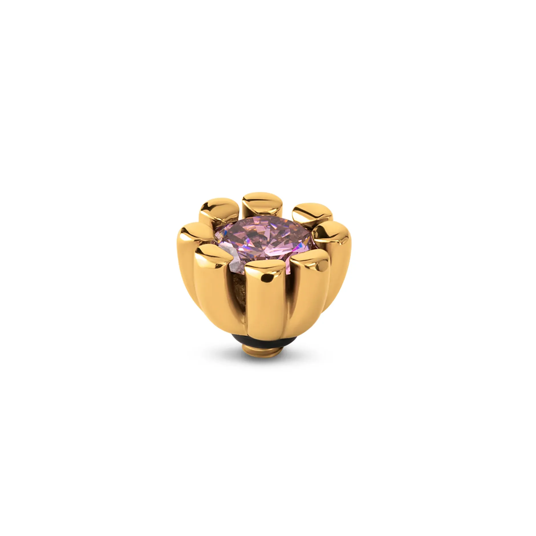 Hot Melano Jewelry Melano Twisted Huggie Steentje