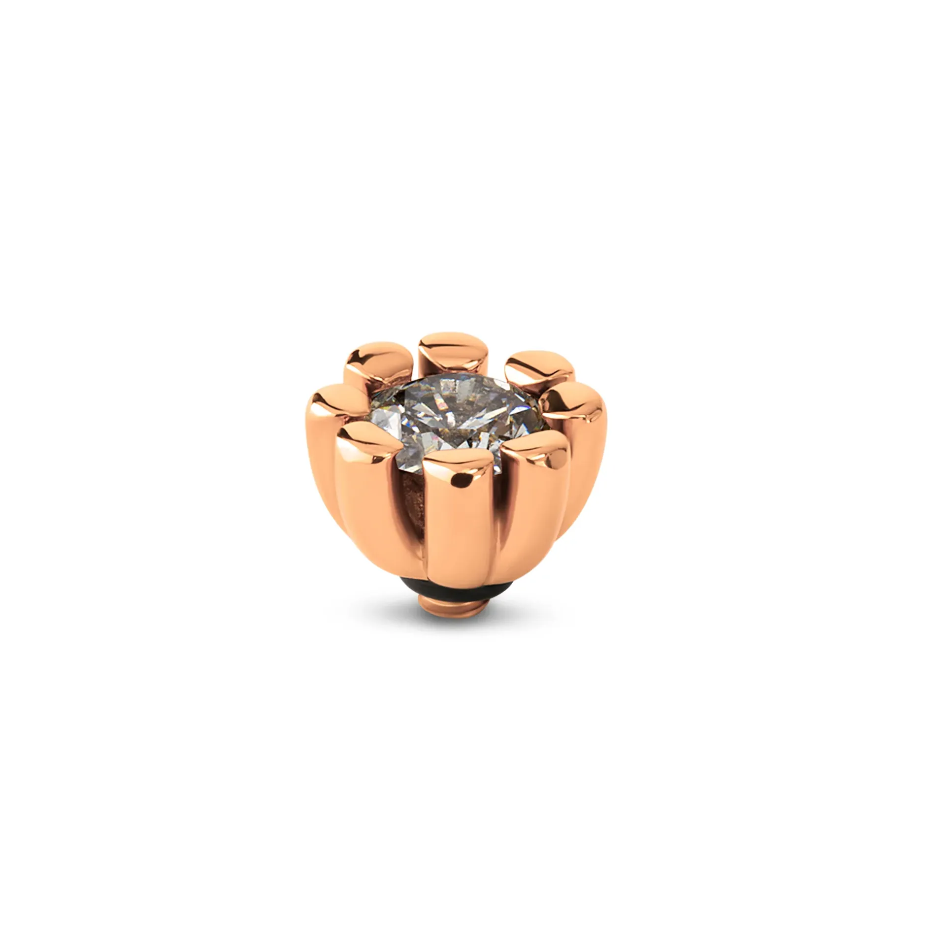 Hot Melano Jewelry Melano Twisted Huggie Steentje