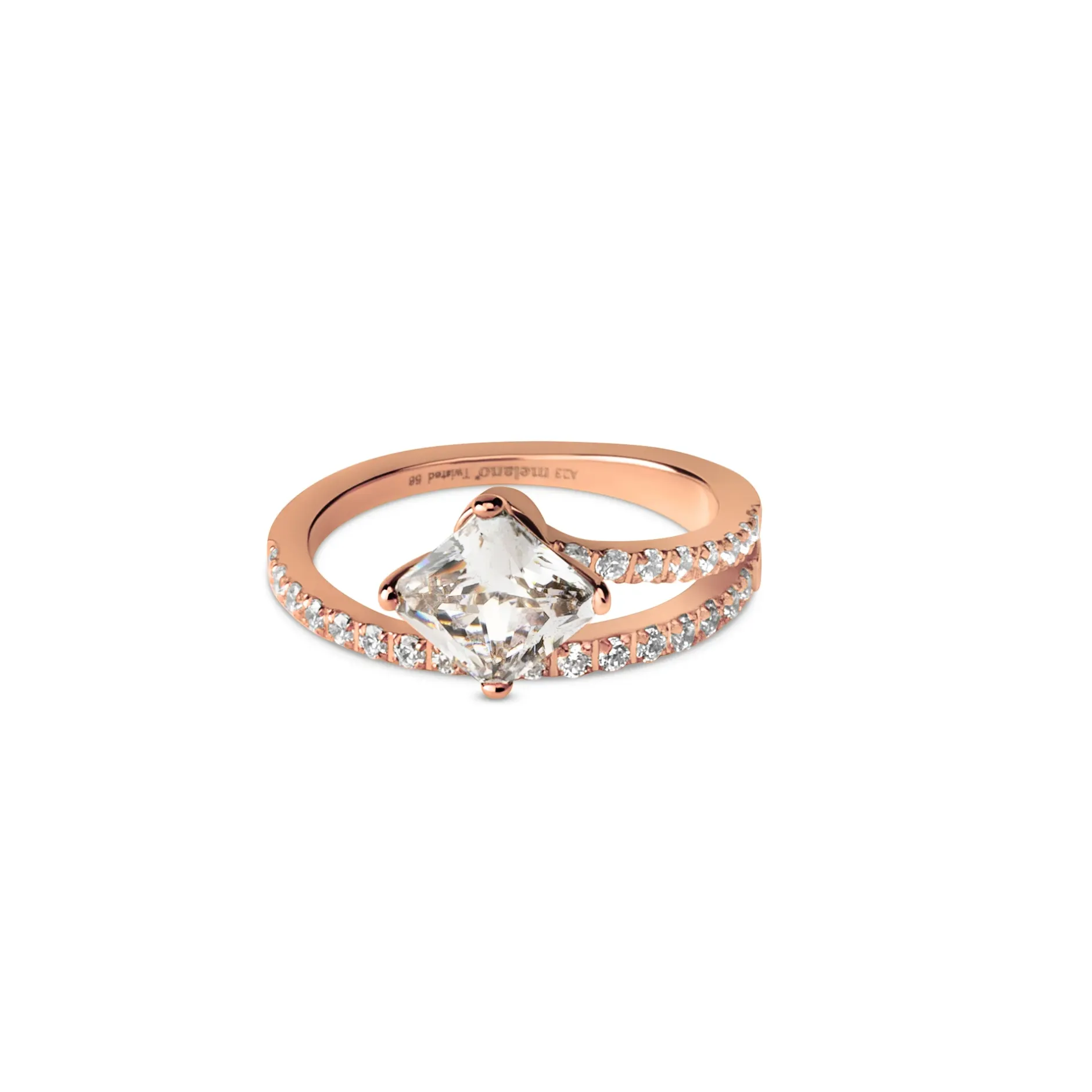 Clearance Melano Jewelry Melano Twisted Ice Queen Ring Set
