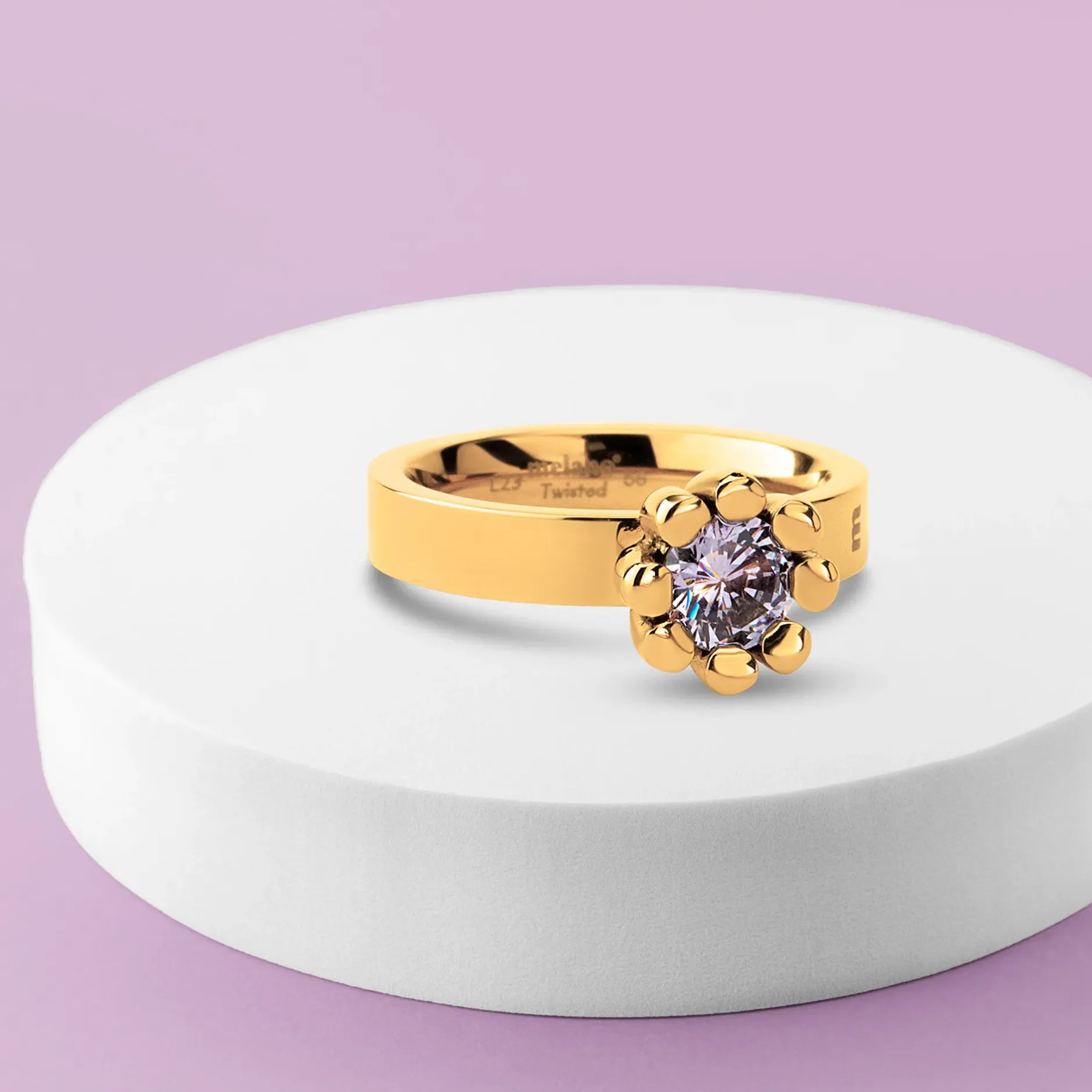 Best Melano Jewelry Melano Twisted Lavender Treasure Ring Set