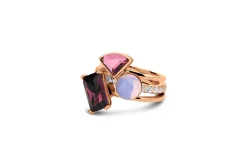 Clearance Melano Jewelry Melano Twisted Piece Of Cake Ringen Set |